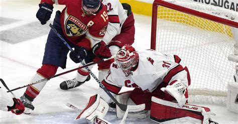 Tkachuk sends Panthers to Stanley Cup Final, after topping Hurricanes 4-3 for sweep